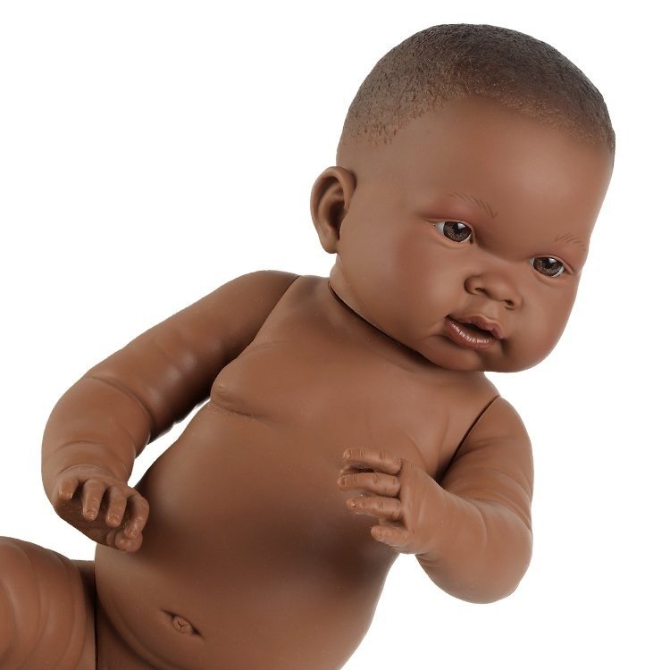 Llorens Puppe 45 cm - Nena Afroamerikaner ohne Kleidung