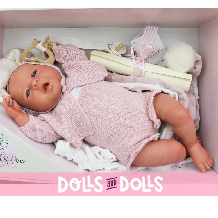 Marina & Pau Puppe 45 cm - Neugeborenes Martina Premium