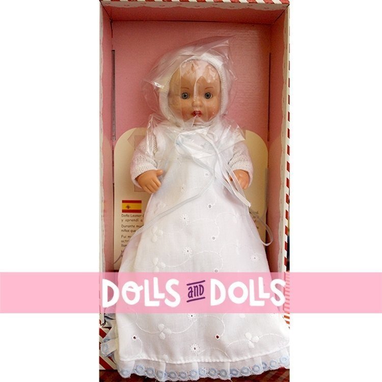 Mini Juanín Babypuppe 20 cm - Mit weißem Kleid