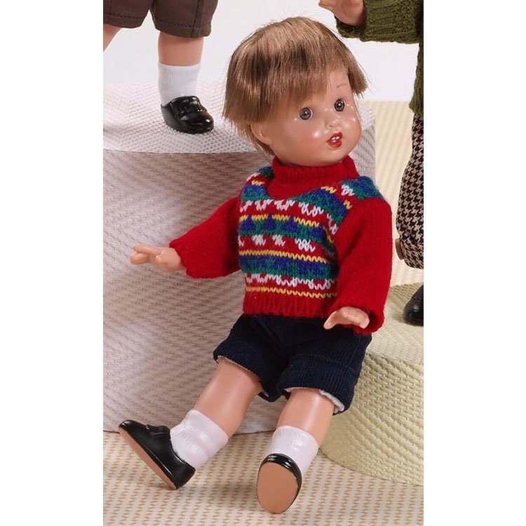 Mini Juanín Pérez Puppe 21 cm - Mit marineblauen Shorts