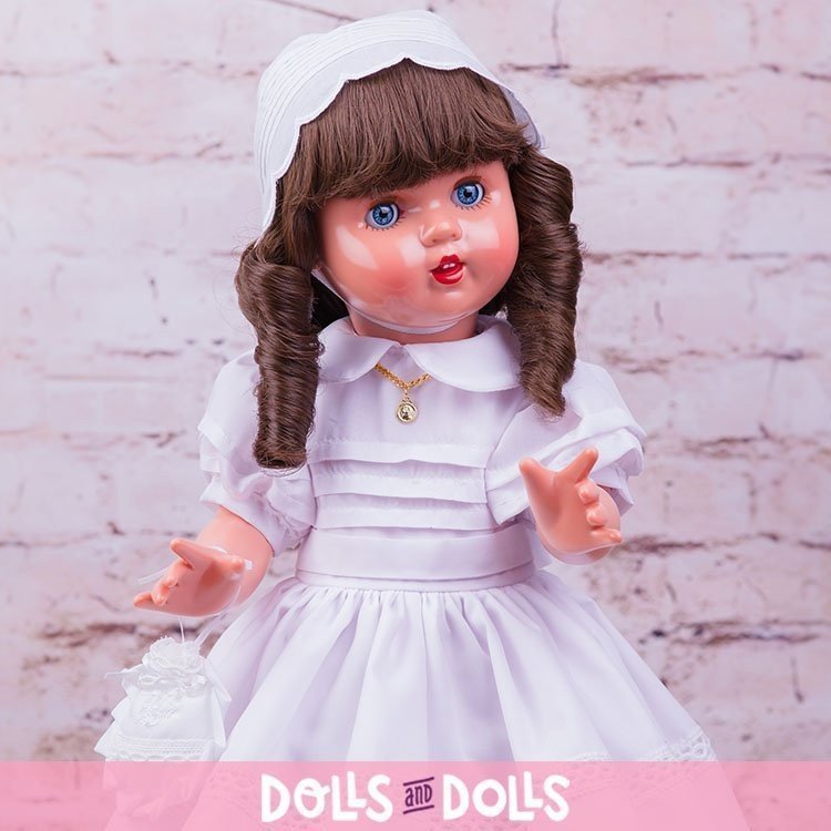Mariquita Pérez Puppe 50 cm - Kommunion aus weißem Batist, limitierte Serie