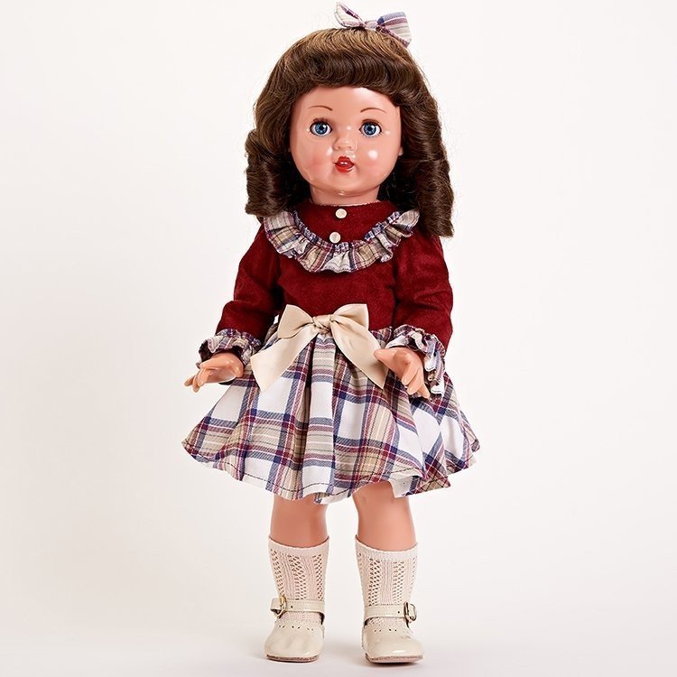 Mariquita Pérez Puppe 50 cm - Quadratisches Bourdeos-Outfit