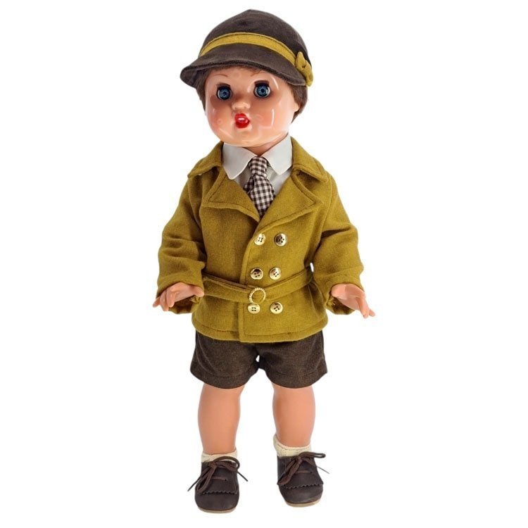 Juanín Pérez Puppe 50 cm - Ockerfarbenes Outfit