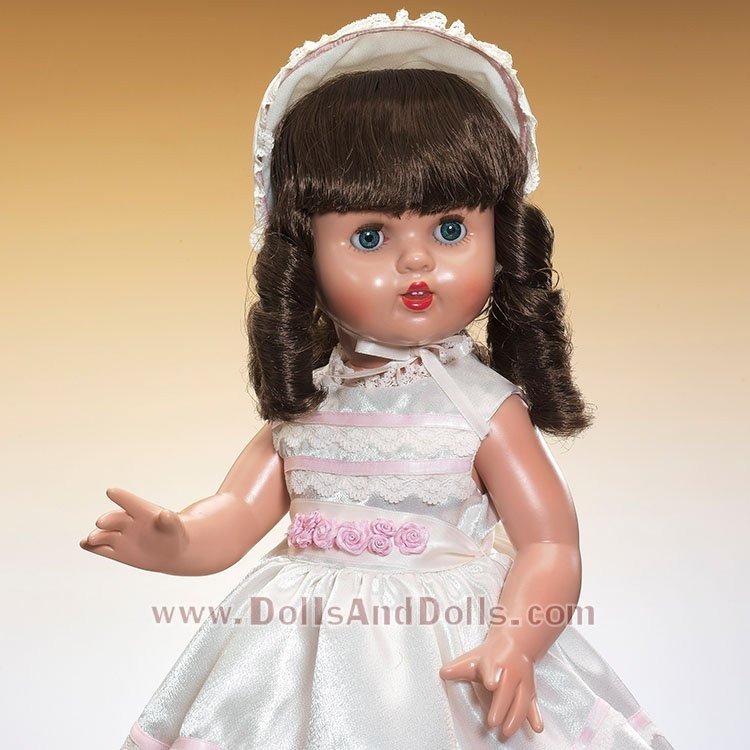 Mariquita Pérez Puppe 50 cm - Mit beigem Kleid Party