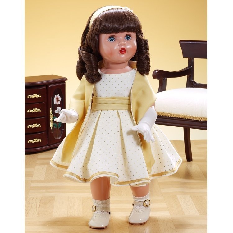 Mariquita Pérez Puppe 50 cm - Mit Partykleid und Schal
