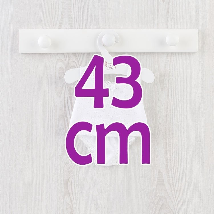 Outfit für Así Puppe 43 cm - Unterwäscheschleifen für María und Pablo Puppen