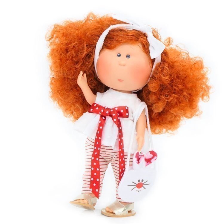 Nines d'Onil Puppe 30 cm - Rotschopf Mia mit Sommeroutfit