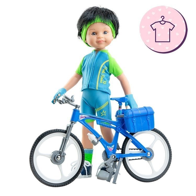 Outfit für Paola Reina Puppe 32 cm - Las Amigas - Carmelo Cyclist Outfit