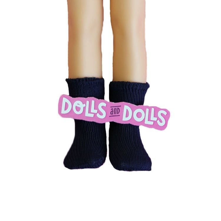 Zubehör für Paola Reina 32 cm Puppe - Las Amigas - Marineblaue Socken