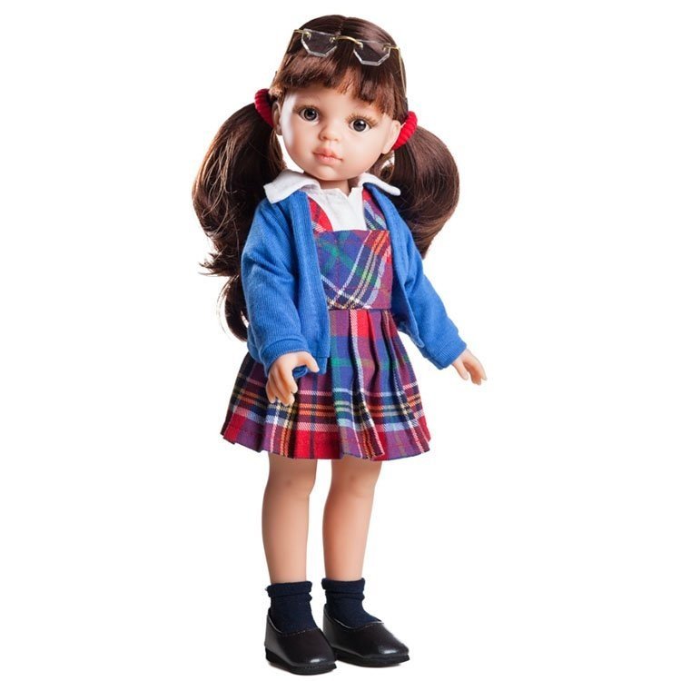 Paola Reina Puppe 32 cm - Las Amigas - Carol Schoolgirl Puppe