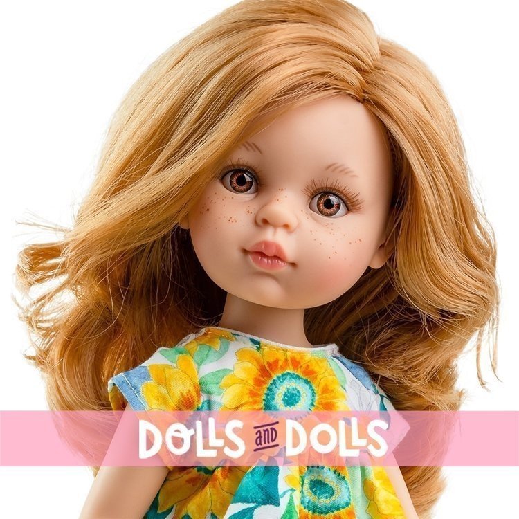 Paola Reina Puppe 32 cm - Las Amigas - Dasha mit Blumenkleid