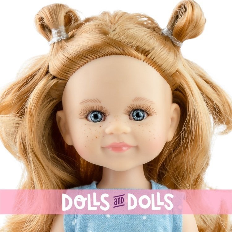 Paola Reina Puppe 32 cm - Las Amigas - Cleo im Jeansoverall