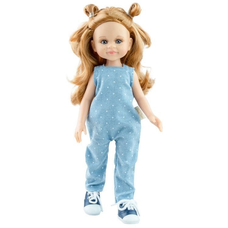 Paola Reina Puppe 32 cm - Las Amigas - Cleo im Jeansoverall