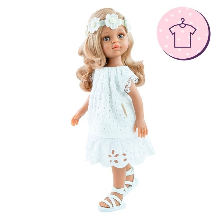 Outfit für Paola Reina Puppe 32 cm - Las Amigas - Luciana Kleid "Ibicenco"