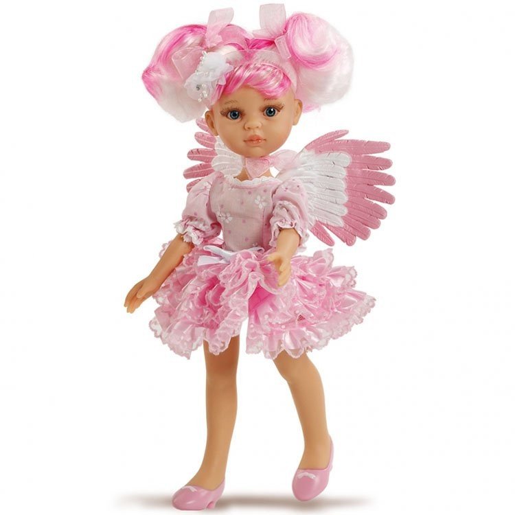 Paola Reina Puppe 32 cm - Las Amigas - Pink Angel Pigtails