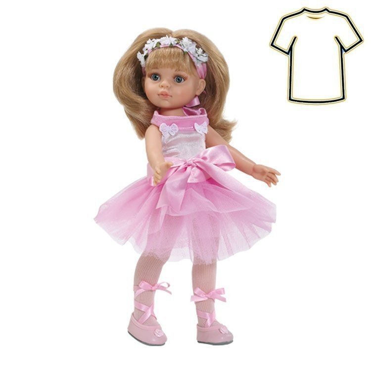 Paola Reina Puppe Outfit 32 cm - Las Amigas - Kleid Ballerina Carla
