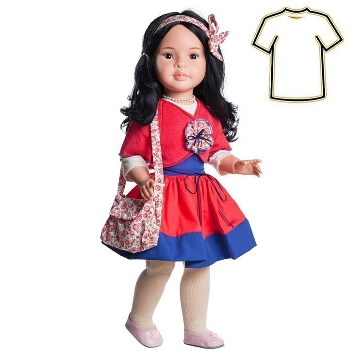 Outfit für Paola Reina Puppe 60 cm - Las Reinas - Kleid Mei