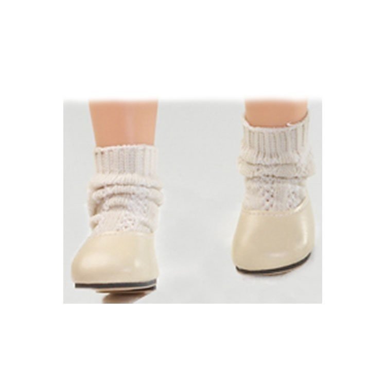 Paola Reina Puppen Complements - Las Amigas - Beige Schuhe