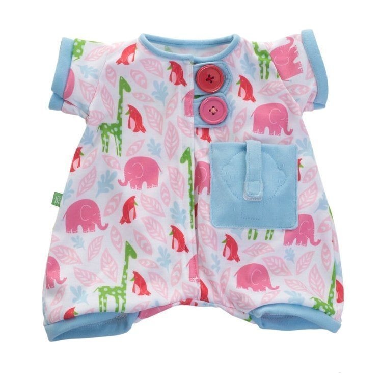 Outfit für Rubens Barn Puppe 45 cm - Rubens Baby - Pocket Friends rosa Pyjama