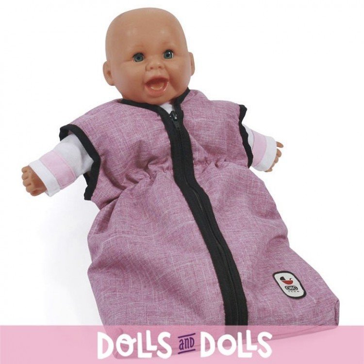 Schlafsack für Puppen bis 55 cm - Bayer Chic 2000 - Pink denim