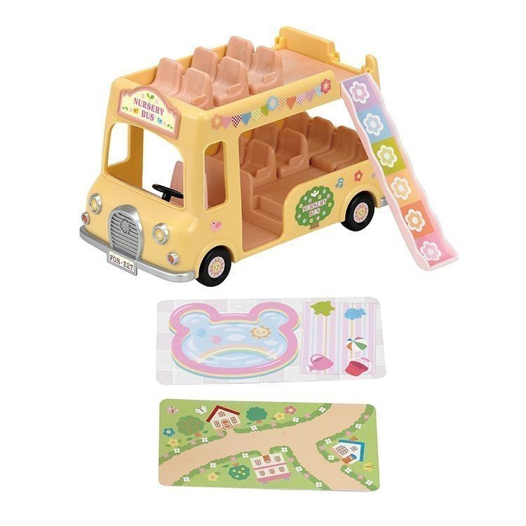 Sylvanian Families - Kindergarten Doppeldeckerbus