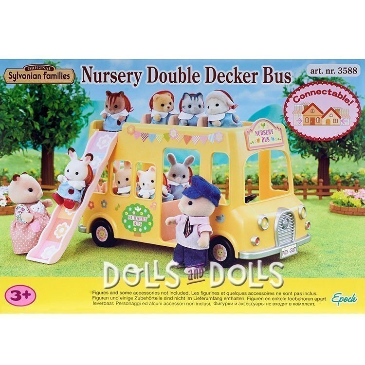 Sylvanian Families - Kindergarten Doppeldeckerbus