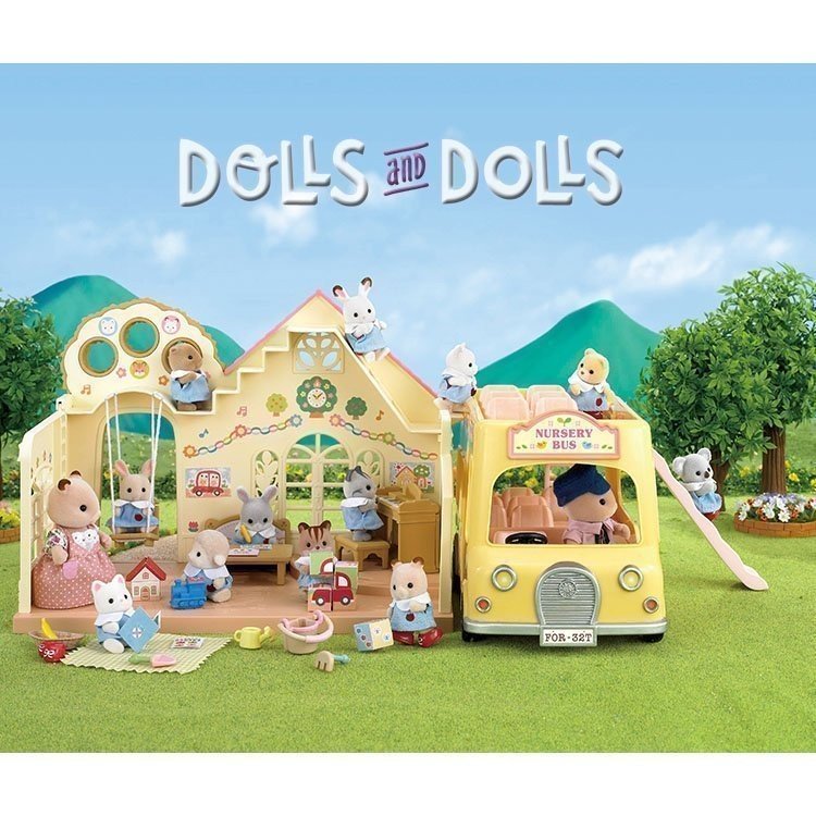 Sylvanian Families - Kindergarten Doppeldeckerbus