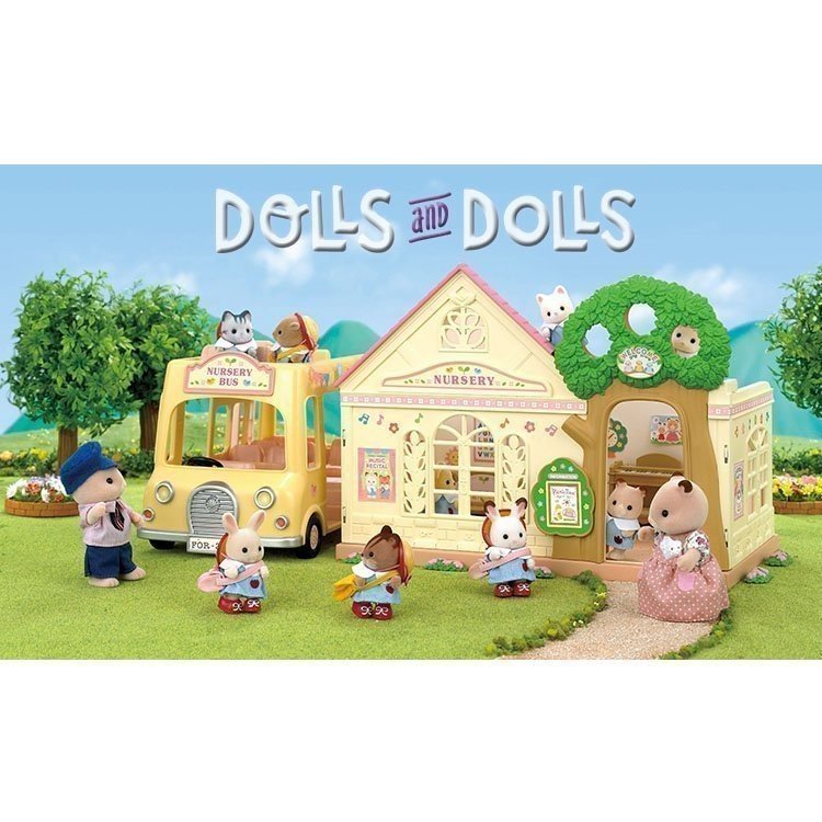 Sylvanian Families - Kindergarten Doppeldeckerbus