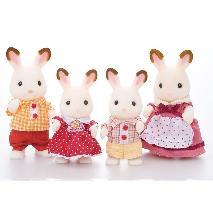 Sylvanian Families - Chocolate Rabbit Family