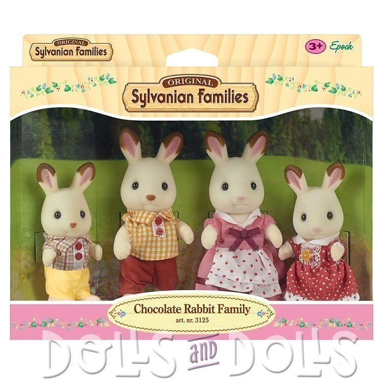 Sylvanian Families - Chocolate Rabbit Family