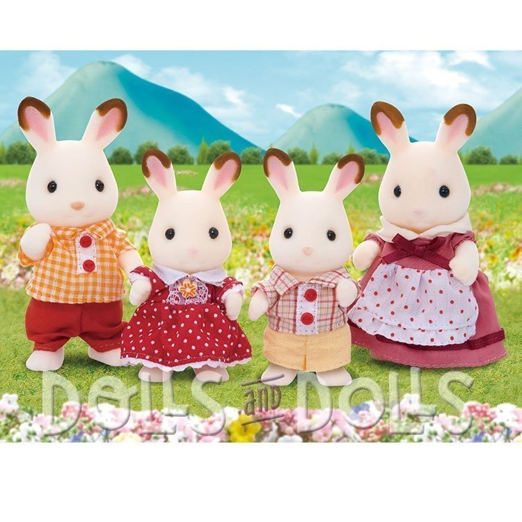 Sylvanian Families - Chocolate Rabbit Family