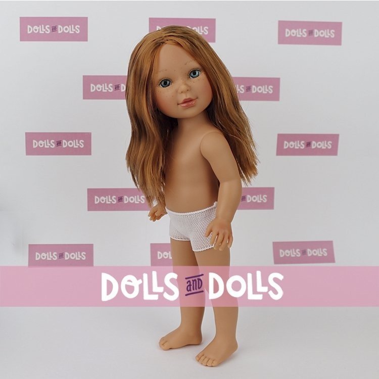 Vestida de Azul Puppe 33 cm - Paulina rothaarig ohne Kleidung