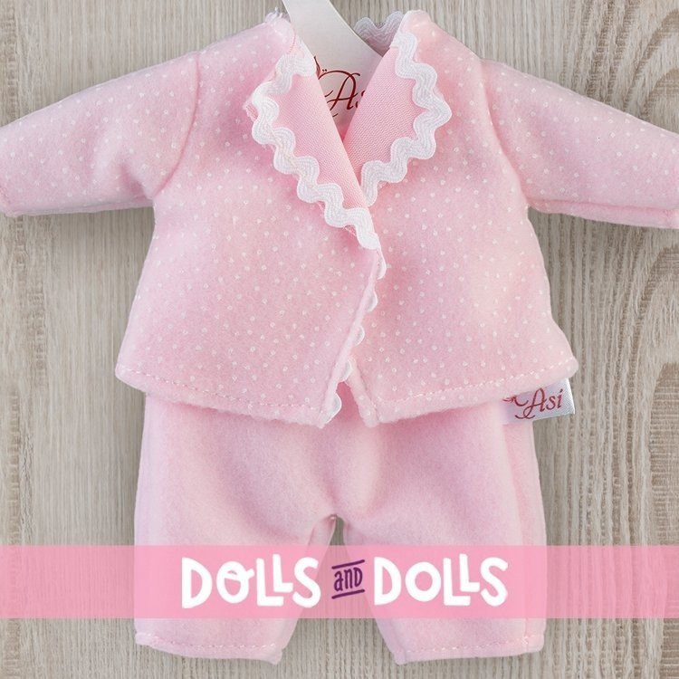 Outfit für Así Puppe 20 cm - Rosa Strampler und Jacke Set für Tom Puppe