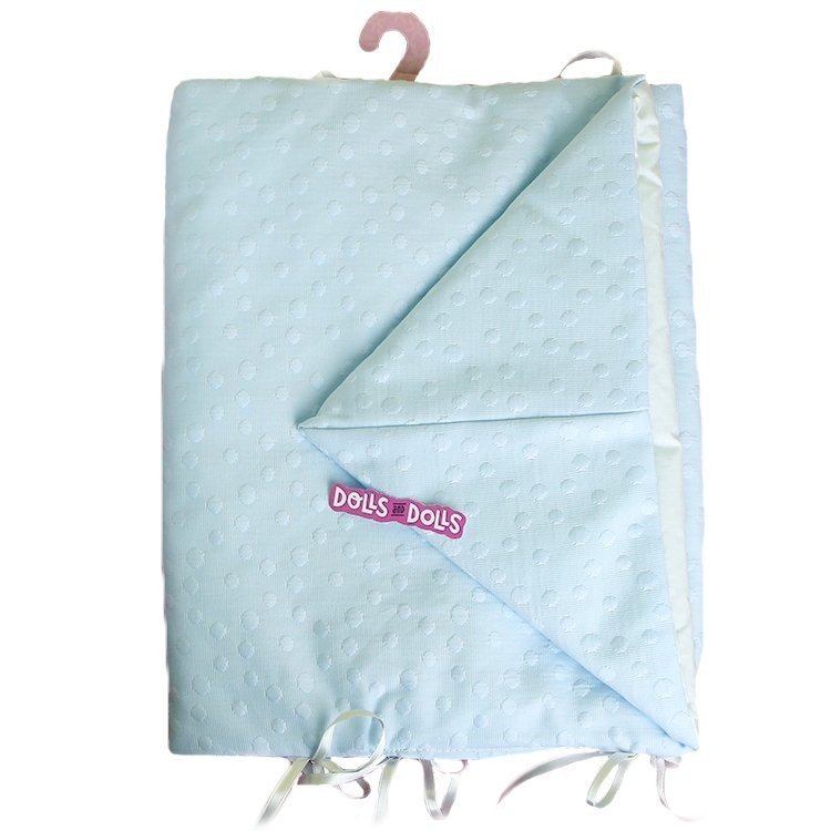 Zubehör für Antonio Juan 40 - 52 cm Puppe - Blaue Decke mit Kapuze