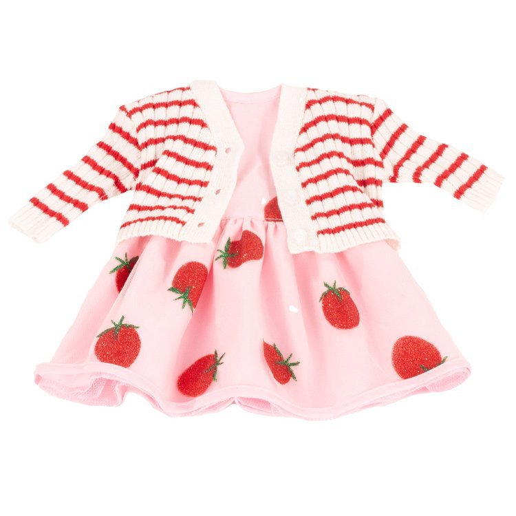 Outfit für Götz Puppe 45-50 cm - Glitter Berries Kombi