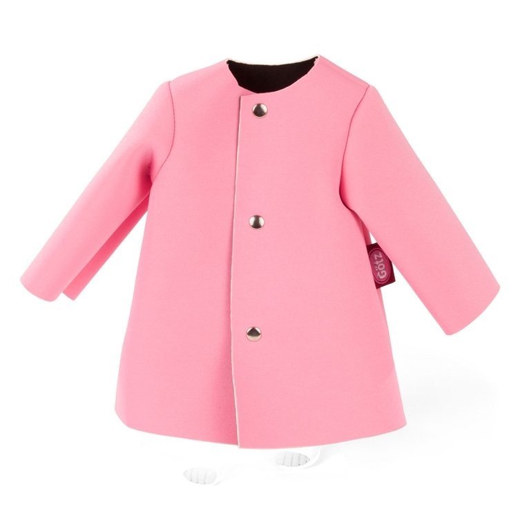 Götz Puppen Outfit 45-50 cm - Mantel Pink