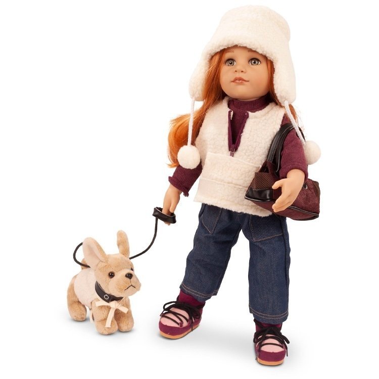 Götz Puppe 50 cm - Hannah and her dog