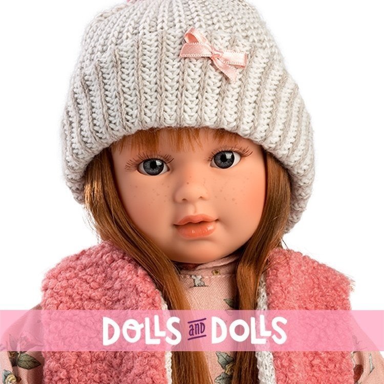 Llorens Puppe 40 cm - Sofia mit Feenkleid und rosa Weste