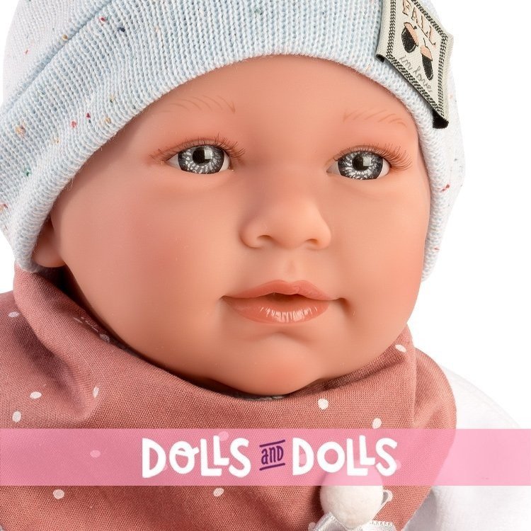 Llorens Puppe 40 cm - Neugeborenes Mimi Heulsuse mit Pilzkissen