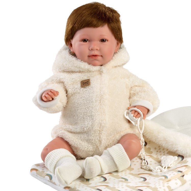 Llorens Puppe 40 cm - Neugeborenes Mimi Heulsuse mit Etui