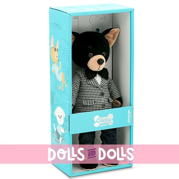 Lucky Doggy Puppe 37 cm - Lucky Buzz - Moderner Klassiker