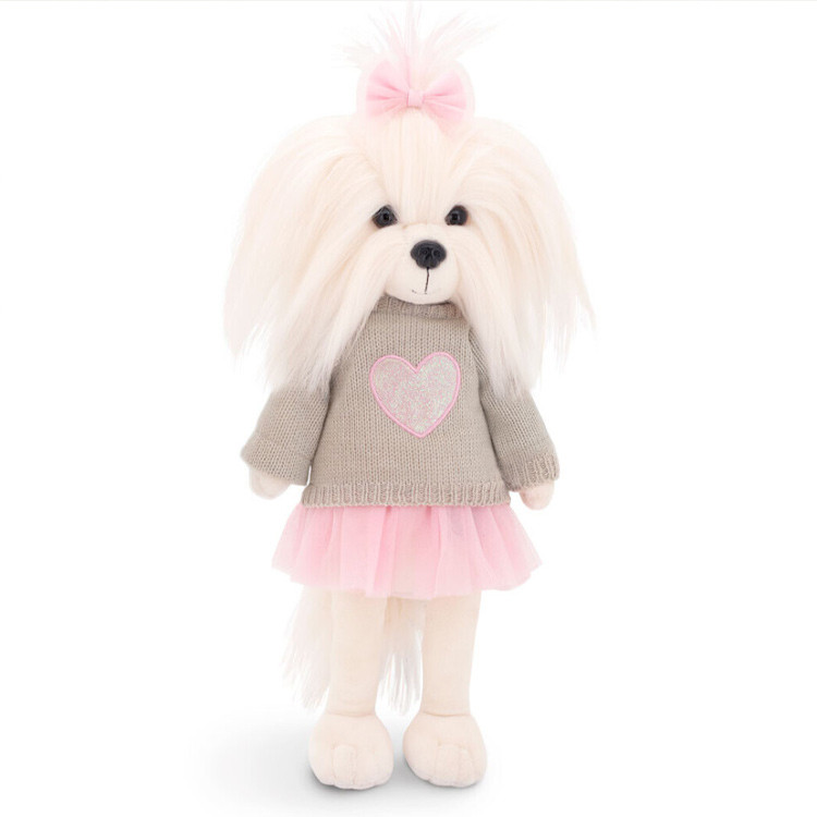 Lucky Doggy Puppe 37 cm - Lucky Mimi - Rosa Herz