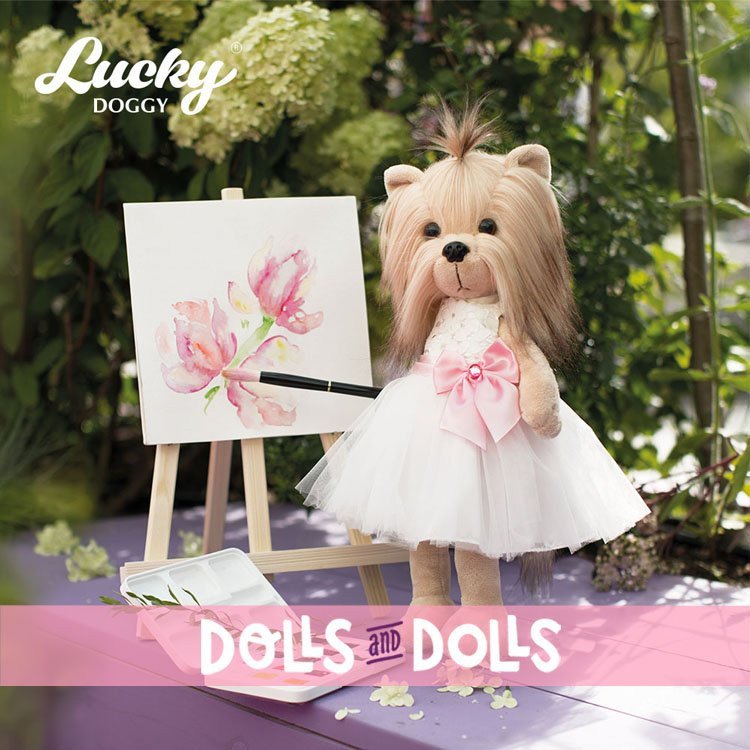 Lucky Doggy Puppe 37 cm - Lucky Yoyo - Eleganz