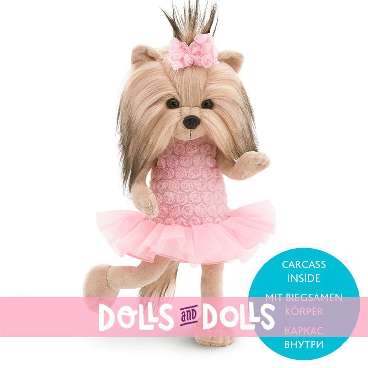 Lucky Doggy Puppe 37 cm - Lucky Yoyo - Mischung aus Rosen