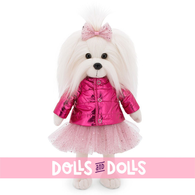 Outfit für Lucky Doggy Puppe 37 cm - Rosa Jacke