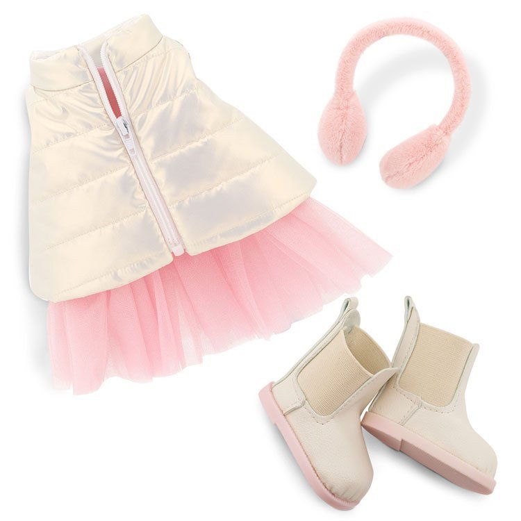 Outfit für Lucky Doggy Puppe 37 cm - Rosa Traum