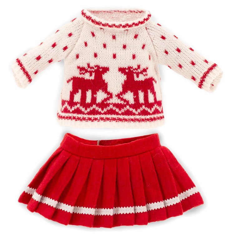 Outfit für Lucky Doggy Puppe 37 cm - Scandinavian motif