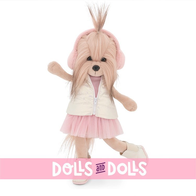 Lucky Doggy Puppe 37 cm - Lucky Yoyo - Rosa Traum