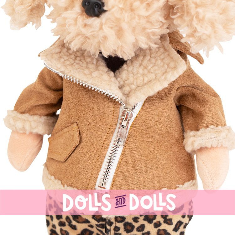 Lucky Doggy Puppe 37 cm - Lucky Fendi - Leopardenanzug
