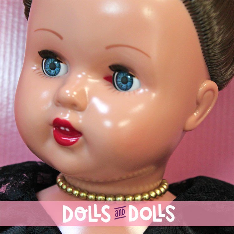 Mariquita Pérez Puppe 50 cm - Mit schwarzem Kleid und spanischem Schal